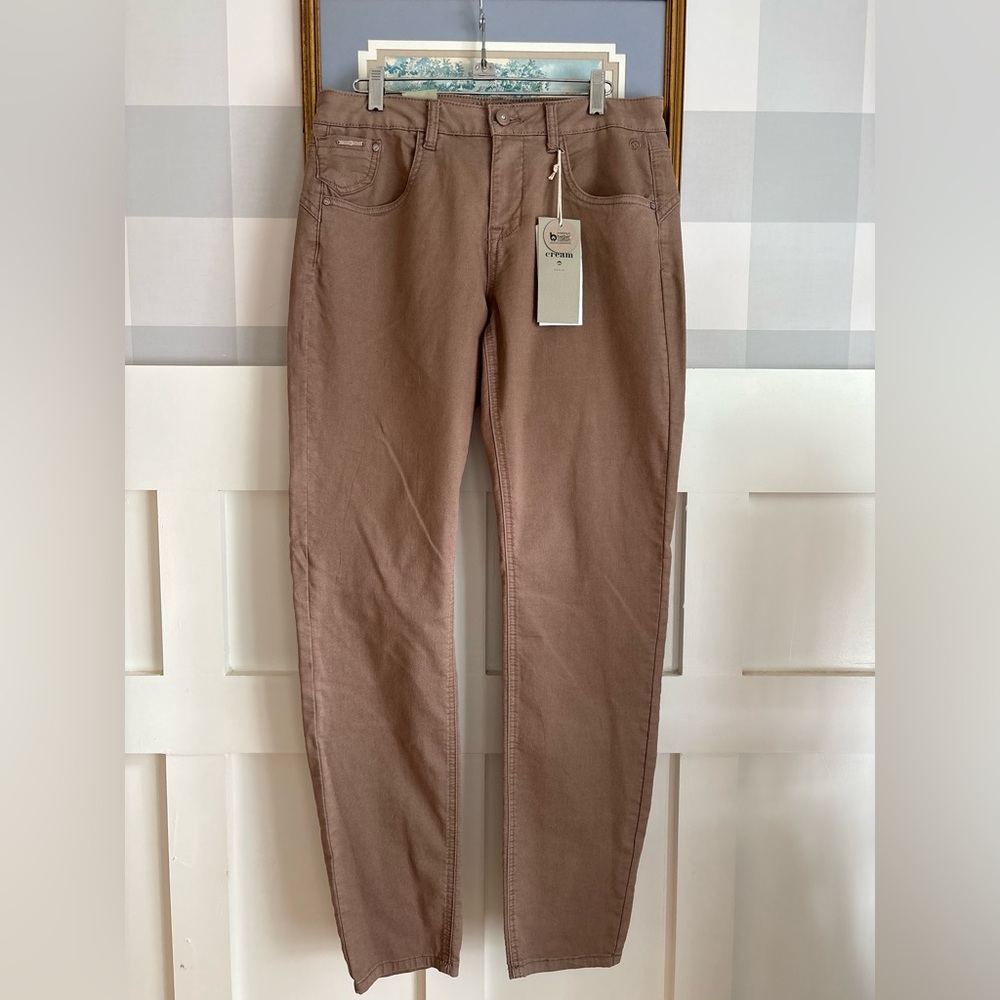 Cream New Jeans Women's Straight Leg Pants in Dusty Rose 31
